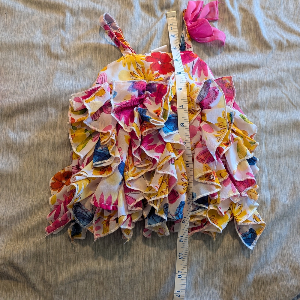 Floral Ruffle Kids Matching Set - Picture 6 of 8